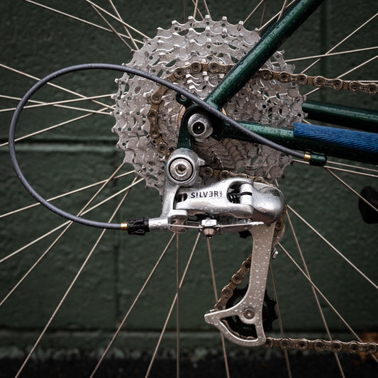 Derailer - Rear - Silver OM-1 (reverse action)