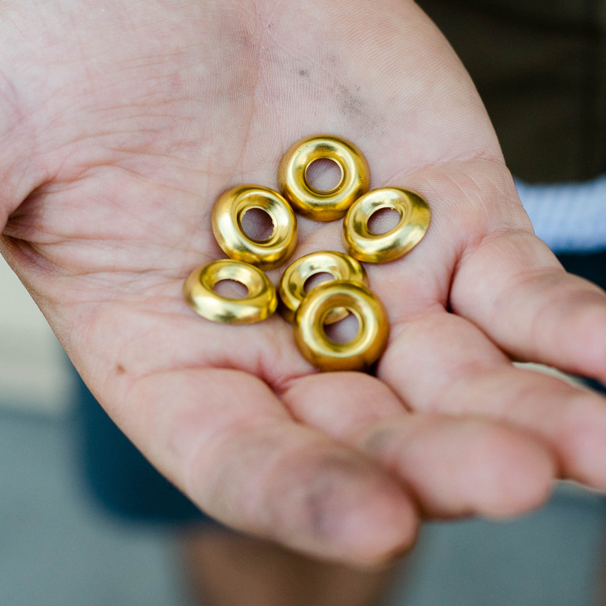 Brass Dome Washer - (each)