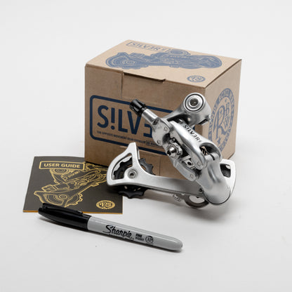 Derailer - Rear - Silver OM-1 (reverse action)