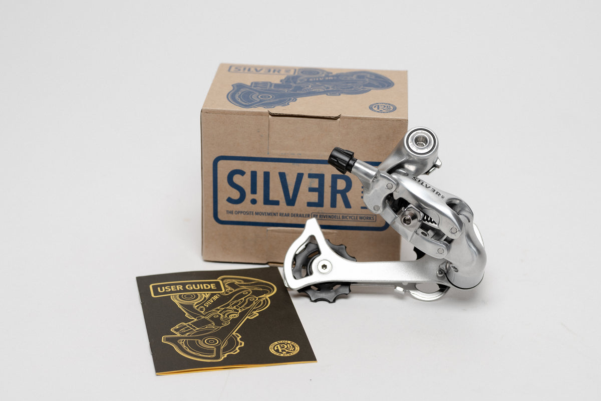 Derailer - Rear - Silver OM-1 (reverse action)