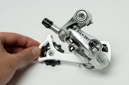 Derailer - Rear - Silver OM-1 (reverse action)