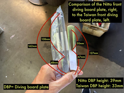 Rack Hardware - Diving Board Plate Front - Taiwan