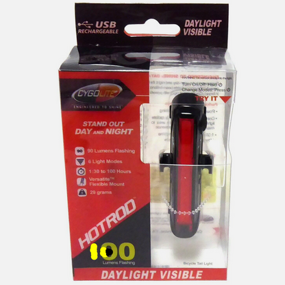 Light - Battery - Cygolite HotRod rear RED blinky USB