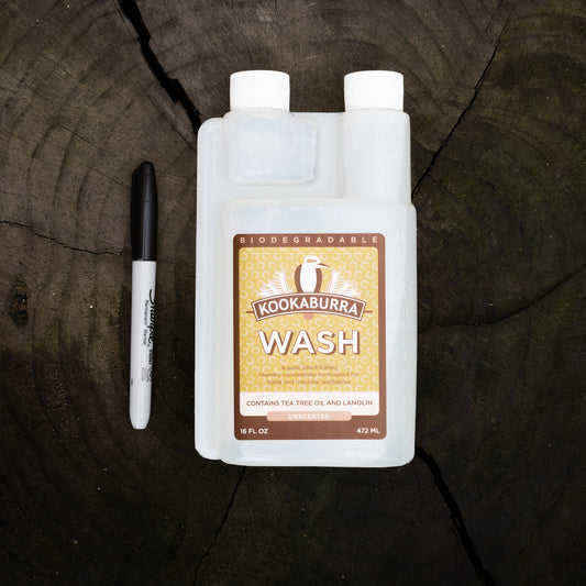 WOOL WASHING SOAP. KOOKABURRA. 16oz.