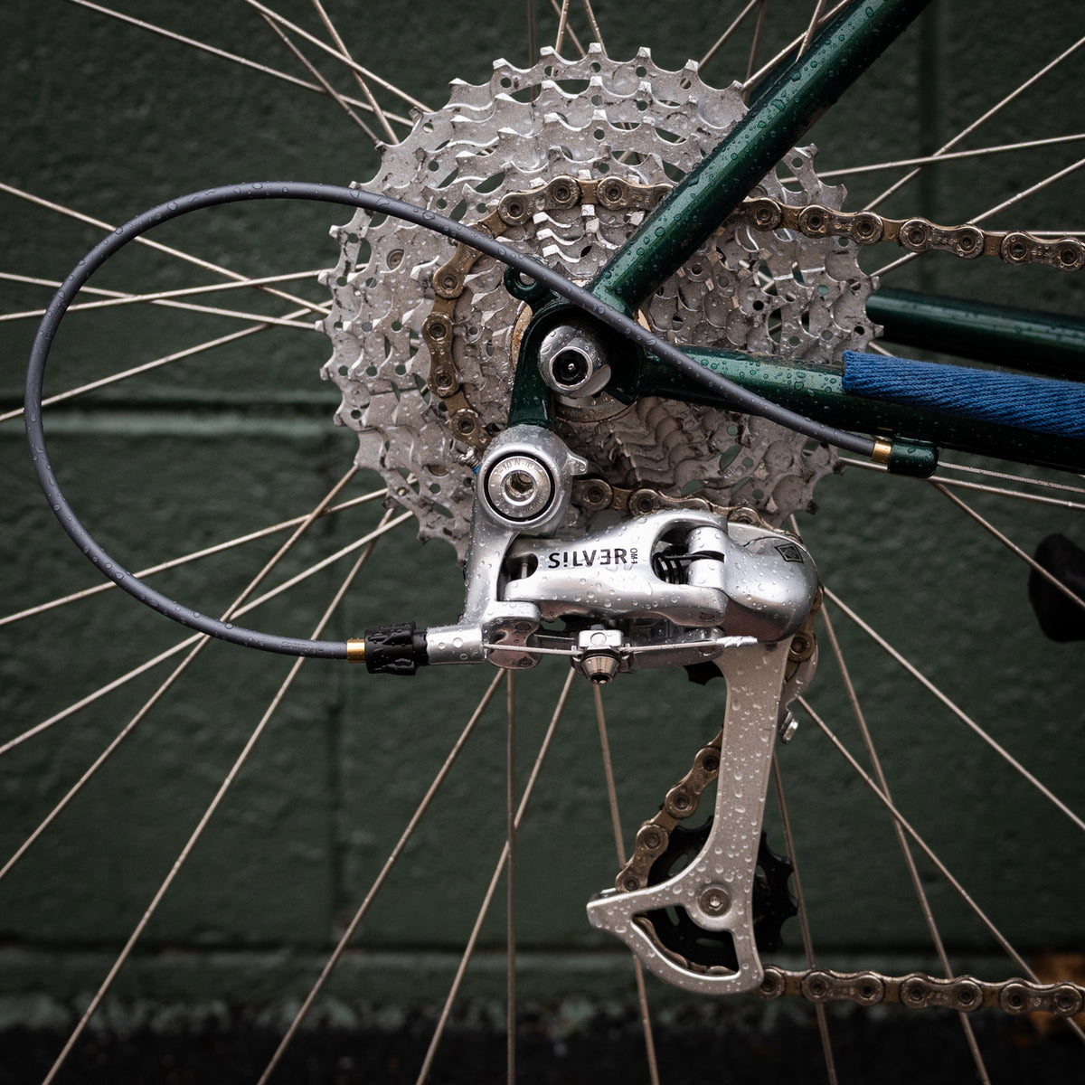 Derailer - Rear - Silver OM-1 (reverse action)