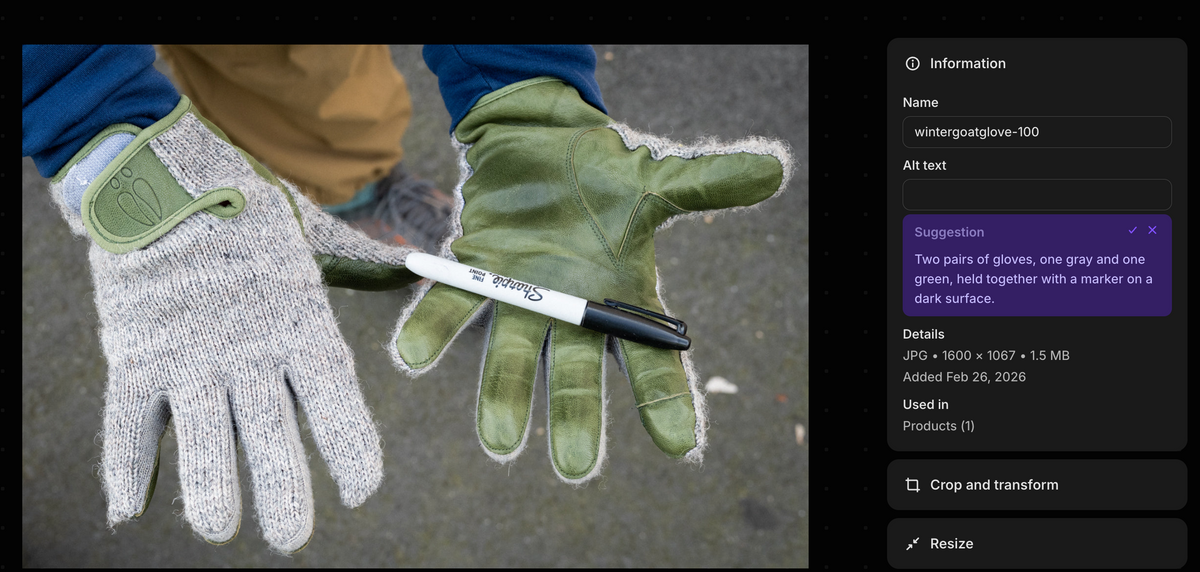 Winter Goat Gloves