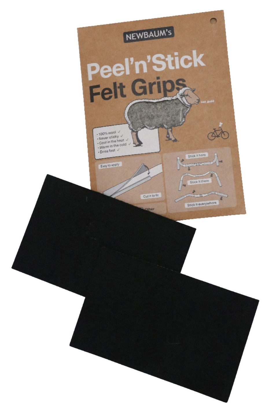 Wool Felt Grips. Somewhat DIY.  Newbaum's