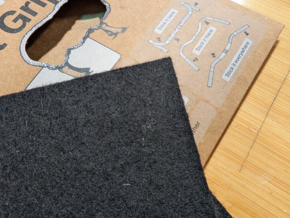 Wool Felt Grips. Somewhat DIY.  Newbaum's